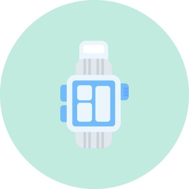 Modern simge, vektör illüstrasyonunu izle