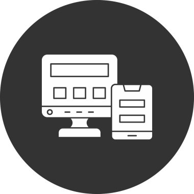 Yazıcı simgesi vektör illüstrasyonu