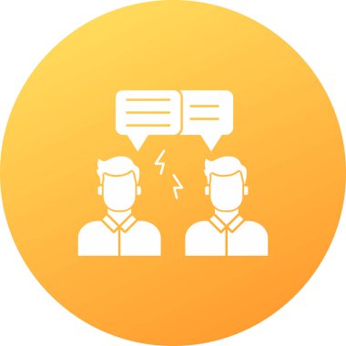 Vektör çizimi. Sohbet ikonu. sohbet baloncukları