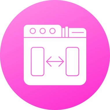 Modern b 'nin vektör illüstrasyonu eksik simgesi