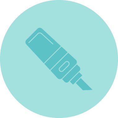 Kalem. Web simgesi basit illüstrasyon