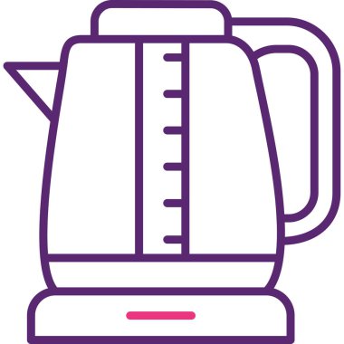 Mutfak. Web simgesi basit illüstrasyon