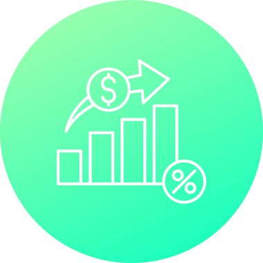 vektör pasta çizelgesi simgesi