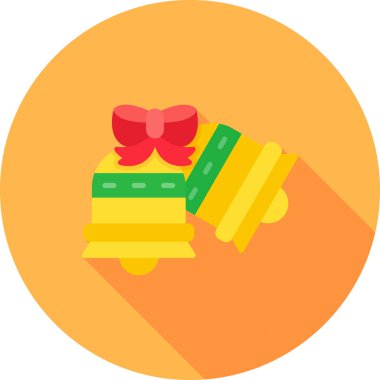 Noel şekeri ikonu, düz tasarım. vektör illüstrasyonu.