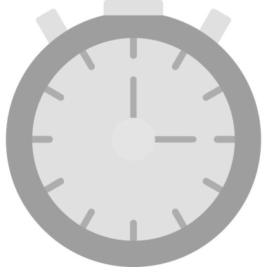 Saat simgesi vektör illüstrasyonu