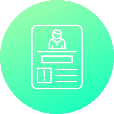 Modern simgenin vektör illüstrasyonu