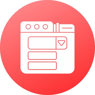 seo modern simgesinin vektör illüstrasyonu