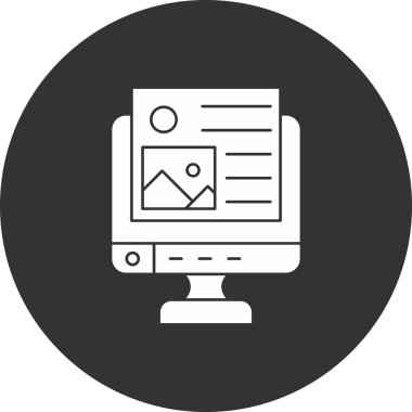 Web tasarım ve geliştirme simgesi, vektör illüstrasyonu.