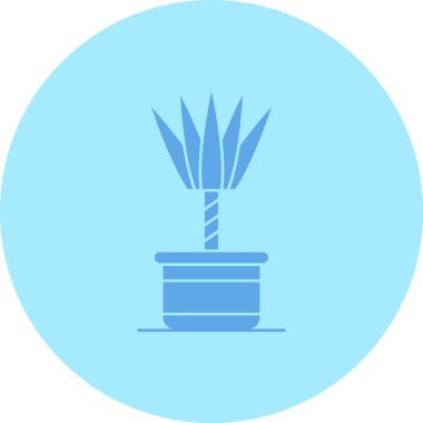 Bitki. Web simgesi basit illüstrasyon