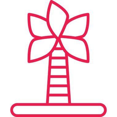 Yılbaşı ağacının vektör çizimi