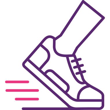 kaykay simgesi, vektör illüstrasyonu