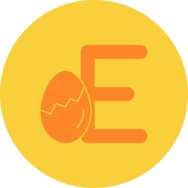 Yumurta. Web simgesi basit illüstrasyon