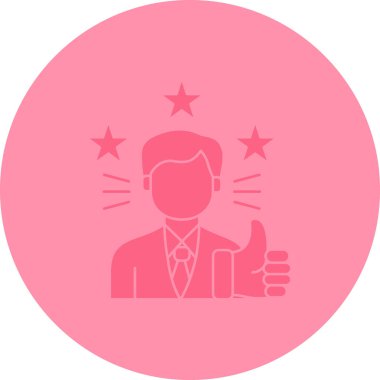 Bir yıldızın vektör illüstrasyonu