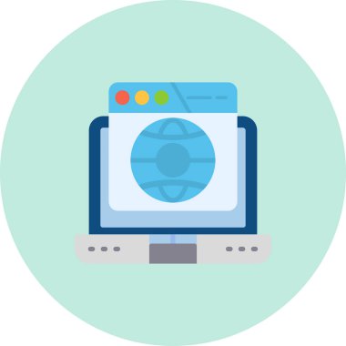 bilgisayar izleyici vektör simgesi