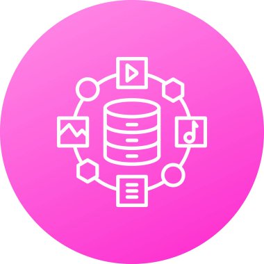 seo modern simgesinin vektör illüstrasyonu