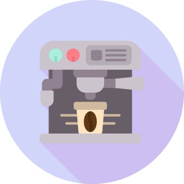 kahve makinesi vektör simgesi