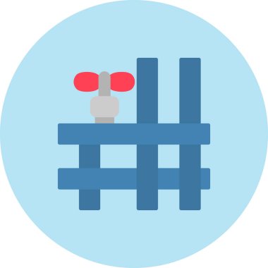 Bir bank simgesinin vektör illüstrasyonu