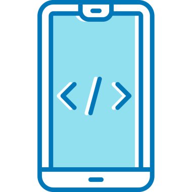 cep telefonu simgesi vektör çizimi grafik tasarımı