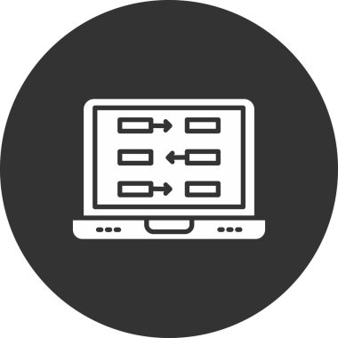 seo modern simgesinin vektör illüstrasyonu