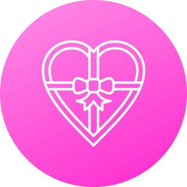 Kalp simgesinin vektör illüstrasyonu