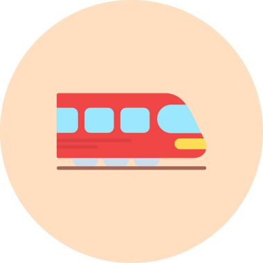 Tren web simge vektör çizim