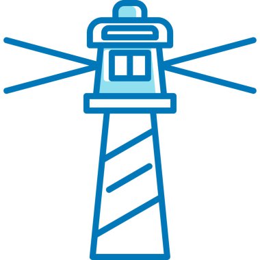 Kule ikonu - ana hatlar biçiminde