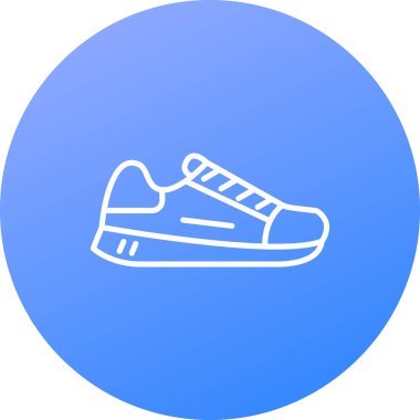 spor ayakkabıları vektör simgesi