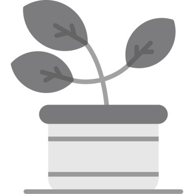 Bitki. Web simgesi basit tasarım