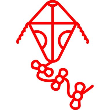 Kırmızı bir Hıristiyan haçı.