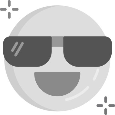 Güneş gözlüğü. Web simgesi basit illüstrasyon