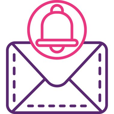 E- posta simgesinin vektör illüstrasyonu