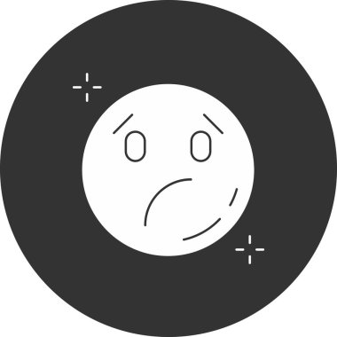 üzgün emoji simgesi simgesi, özet biçimi