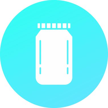 Bir kavanozun vektör illüstrasyonu