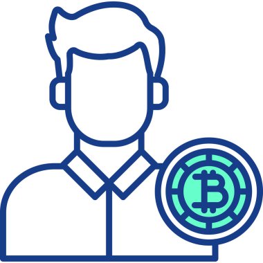 Bozuk para. Web simgesi basit illüstrasyon