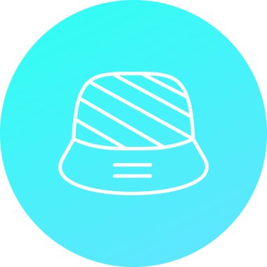 Eşsiz Şapka Vektör Satırı Simgesi