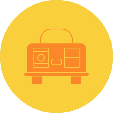 Kamera. Web simgesi basit illüstrasyon