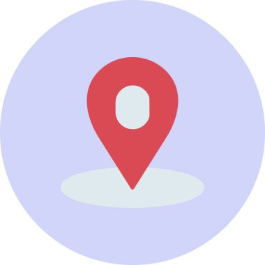 konum. Web simgesi basit illüstrasyon