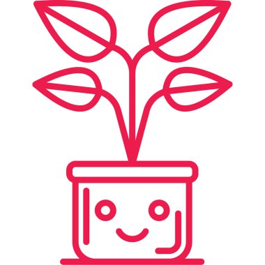 Bitkinin vektör illüstrasyonu