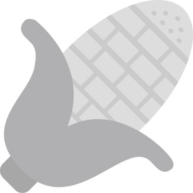 tavuk bifteği düz vektör simgesi