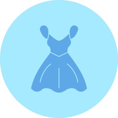 Elbise. Web simgesi basit illüstrasyon