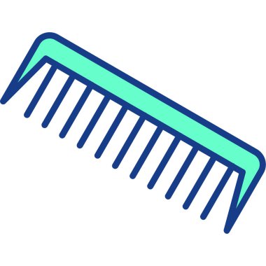 Saç tarağı. Basit simge