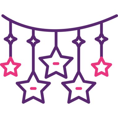 Yıldızlı ve çelenkli çelenkler