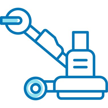 Robot simgesinin vektör illüstrasyonu