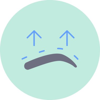 emoji. Web simgesi basit illüstrasyon