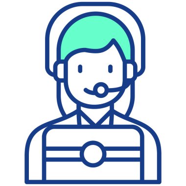 avatar adam doktor simgesi tam taslak biçimi