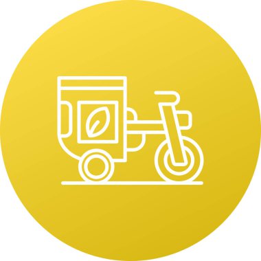 vektör bisiklet simgesi illüstrasyonu