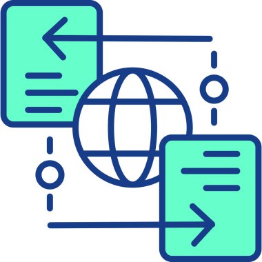 İnternet web simgesi basit tasarım