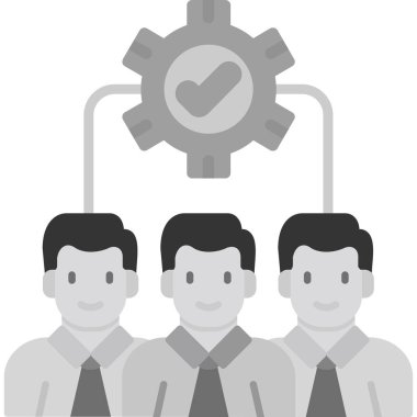 İnsanlar simgesi. Vektör çizim.