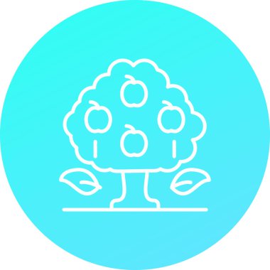 Güzel Beyin vektör satırı simgesi