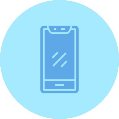 Cep telefonu. Web simgesi basit illüstrasyon